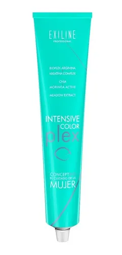 Kit 3 Tintura Pelo Profesional Exiline Intensive Color Plex