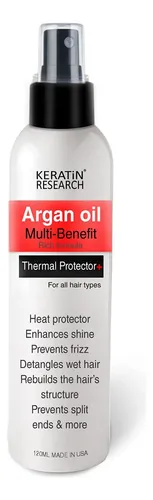 Aerosol De Defensa Térmica Keratin Research, 118 Ml, Paquete