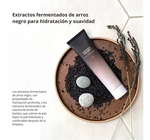 W Haruharu Wonder Gel Limpiador Facial Arroz Negro Ph W,