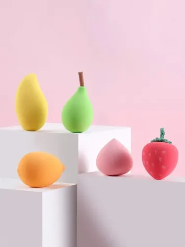 Esponja De Maquillaje Frutas Beauty Blender Base Contorno