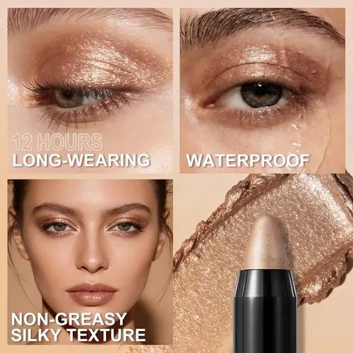 Conjunto Evanora 8 Lápices Sombra De Ojos Mate Y Brillo