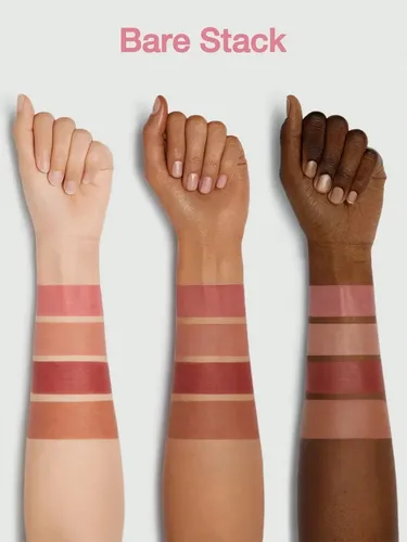 Labial Sheglam Mega Lip Stacks Lipstick color nude-bare stack mate