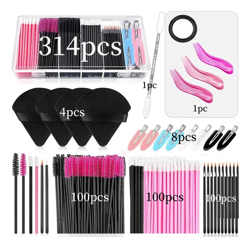 Set De Herramientas De Maquillaje Con Esponjas Y Brochas