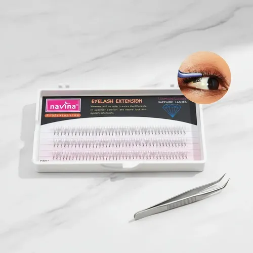 Kit Extensiones De Pestañas Navina Con Ventilador Y Almohada