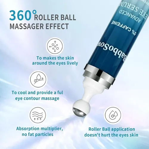 Corrector De Ojeras Masculino Con Rodillo Frío 360°