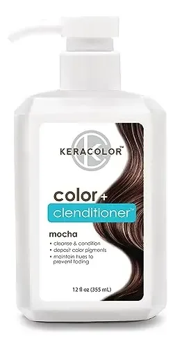 Tinte Para Cabello Keracolor Clenditioner Mocha, Semipermane