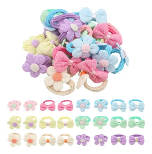 Cintas Para El Pelo Cavetee Para Niñas Pequeñas Con Flor Y L