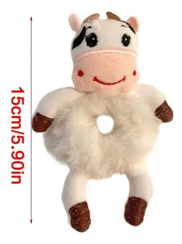 Paquete De 5 Coleteros De Peluche Con Bonitos Dibujos Animad