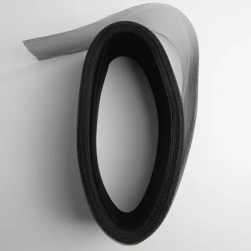 25 Yards Cinta De Malla Elástica De Crinolina Negro