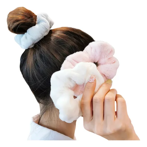 Cxrm 5 Pcs Donas Cabello Terciopelo Velvet Multicolor Cm