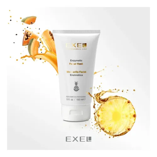 Máscara Facial Enzimática Exfoliante Peeling Exel Tipo de piel Todo tipo de piel