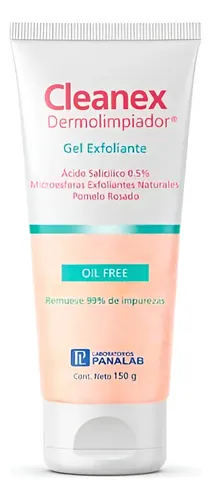 Cleanex Dermolimpiador Gel Exfoliante Oil Free Piel Acneica