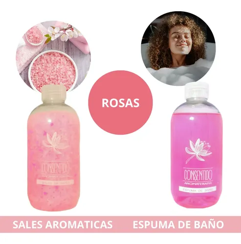 Kit Día Del Amigo Spa Aroma Jazmín O Rosas 2 Productos Bolsa