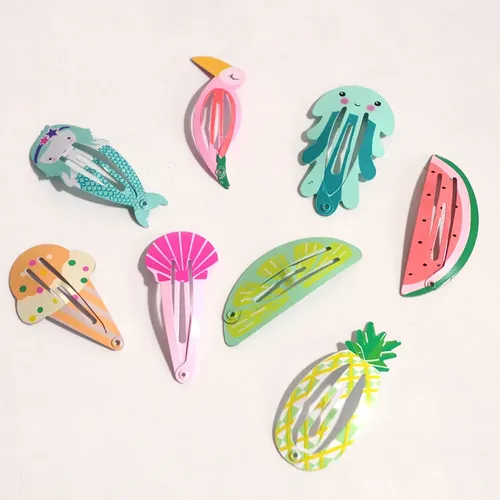 M 16 Pinzas Para El Pelo Para Niñas, Broches Con Forma De P