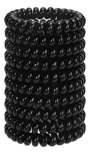 Laços De Cabelo Espirais Jesslab, 10 Pcs, Cores Sortidas