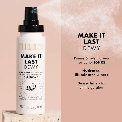 Spray Fijador Milani Make It Last Dewy, 2.03 Onzas Oz