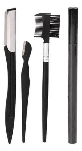 Kit De Cuidado De Cejas Para Mujer, 8 Unidades, Negro, Resis