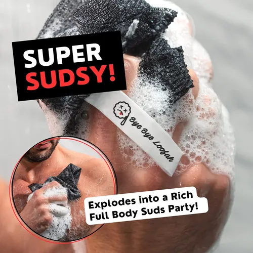 Paño Exfoliante Extra Áspero Para Ducha Paquete De 2