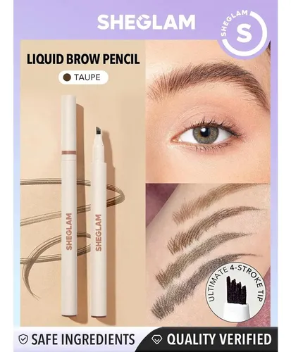 Lápiz De Cejas Líquido Sheglam Taupe
