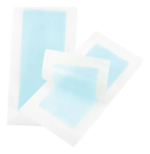 10pcs Papel De Lado Tiras De Cerafría Para Depilación Azul