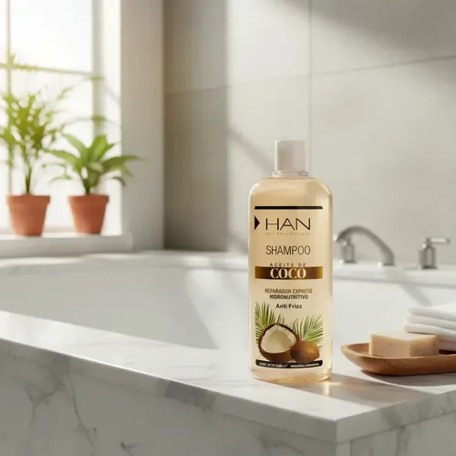 Han Shampoo Aceite De Coco Reparador Express Nutritivo 500ml
