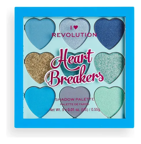 Paleta De 9 Sombras Heat Breakes-daydream- I Love Revolution