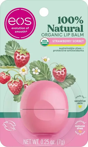 Eos Lip Balm Protector Labial Original Strawberry Sorbet
