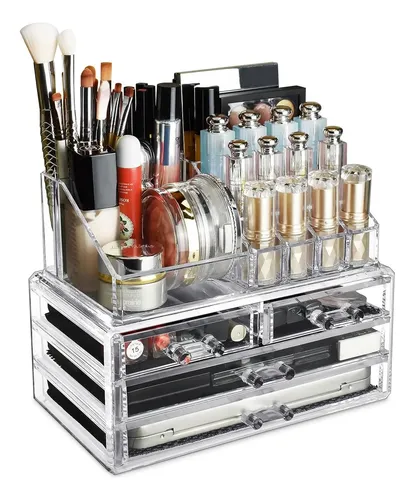 Organizador Maquillaje 5 Cajones De Acrílico Cosméticos