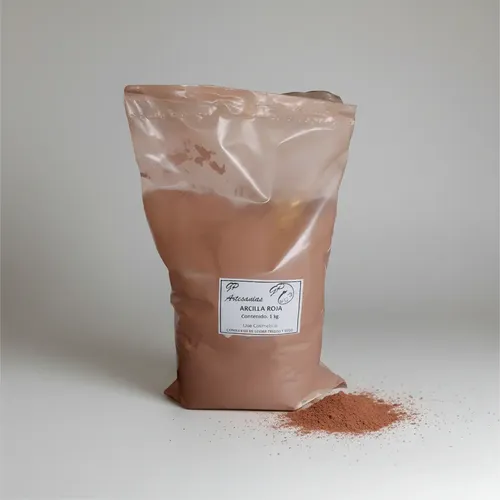 Arcilla Roja Natural Gp_artesanias 1 Kg Para Mascarillas