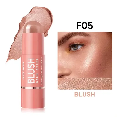 Kit 3 Barras Rubor Contorno Facial Efecto Natural Larga Dura