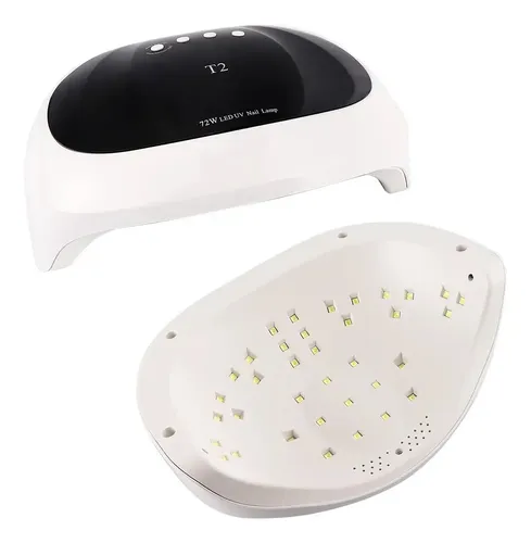 Cabina Lampara Uv Led Potencia 72 Doble Dos Manos Uñas Nails