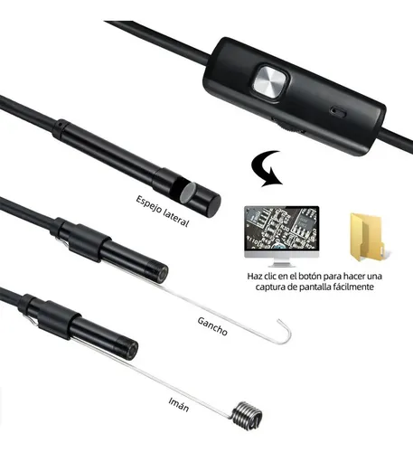 Cámara Endoscopio Sivrock 5m Boroscopio Para Celular LED Sumergible