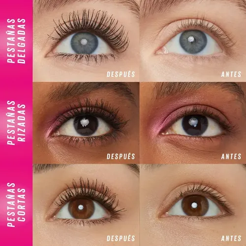 Mascara De Pestañas Maybelline Firework Blackest Black Wsh Blackest Black Wsh