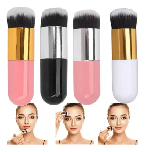 Brocha Kabuki Para Base Líquida Maquillaje Makeup