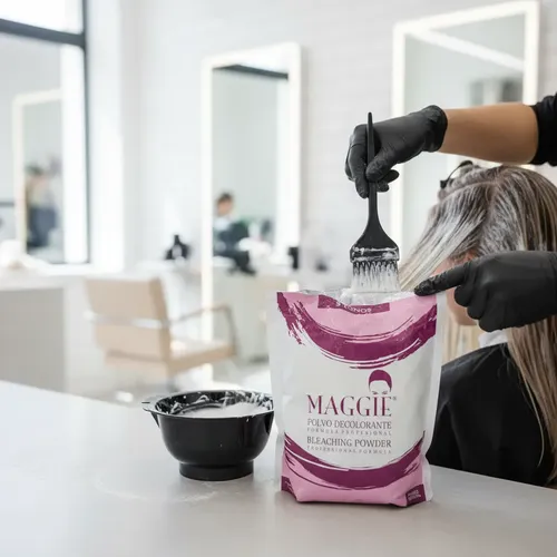 Decolorante Maggie X 700 Gr, Hasta 9 Tonos, Violeta