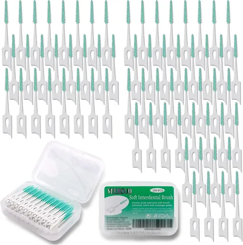 Palillo Natal Soft Flow De 200 Piezas, Púa Con Funda, Cepill