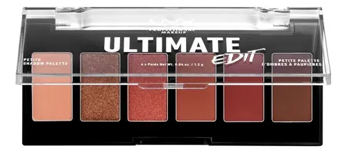 Nyx – Ultimate Edit – Warm Neutrals – Paleta 6 Sombras Color De La Sombra Marrón Oscuro