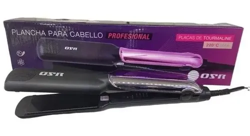Planchita De Pelo Osr Regulador De Calor Color Rosa