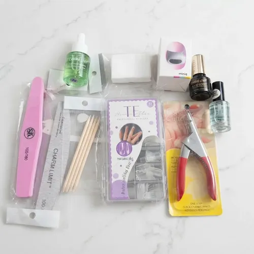 Kit Uñas Postizas Te Presson Soft Gel X500 Cuadradas