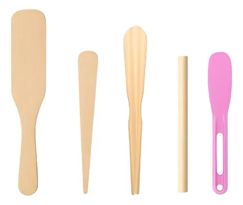 Espátulas Para Depilación Con Cera Madera Depilatoria X5