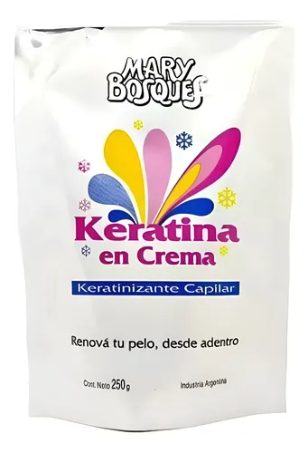 Mary Bosques Keratina En Crema 250g Keratinizante Capilar