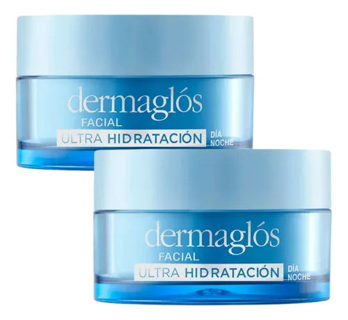 Combo X 2 Dermaglos Crema Gel Ultra Hidratacion Facial