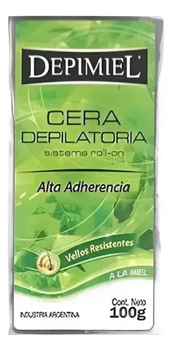 Depimiel X1 Cera Depilatoria Roll On Descartable Aloe Vera