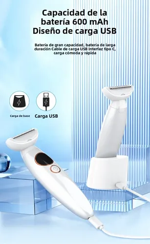 Depiladora Led 2 Set Callos Recargable Usb Portatil