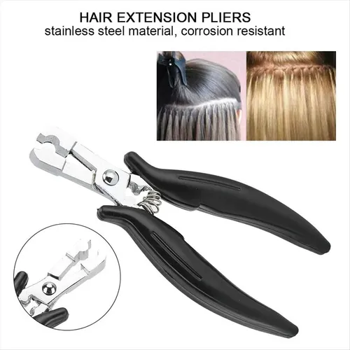 Alicates Para Extensiones De Cabello, De Acero Inoxidable, M