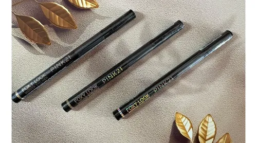 Delineador Marcador Para Ojos Foxy Look Pink 21 Negro