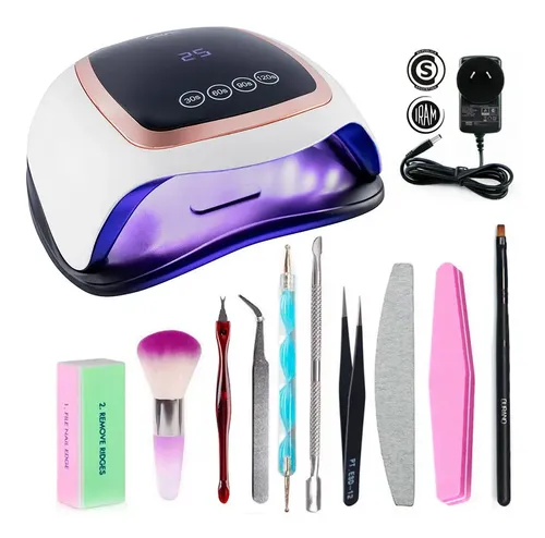 Cabina Para Uñas Care By Gadnic Future V3 Base Desmontable 18,8W Panel Digital Táctil