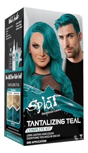 Kit De Tinte Semipermanente Splat Tentalizing Teal Con