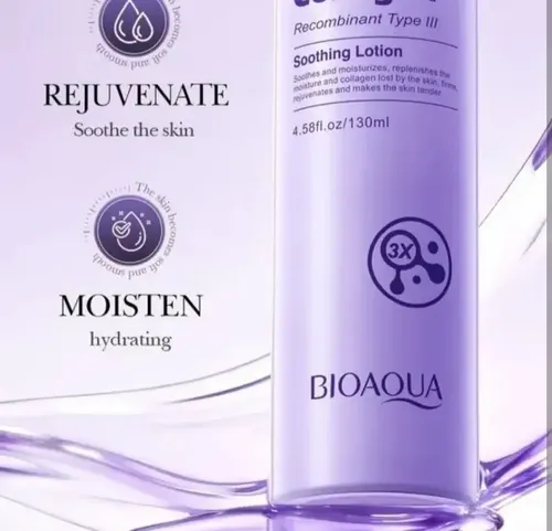 Loción Facial Colágeno Recombinate Rejuvenece 130ml Bioaqua Todo Tipo De Piel Día/noche