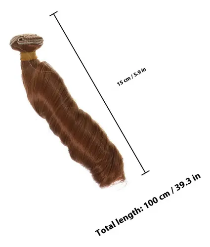 5pcs Pelucas Cabello Rizado Extensiones Sintéticas